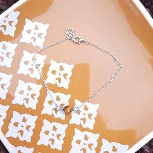 Tiger Stone Simple Chain Bracelet